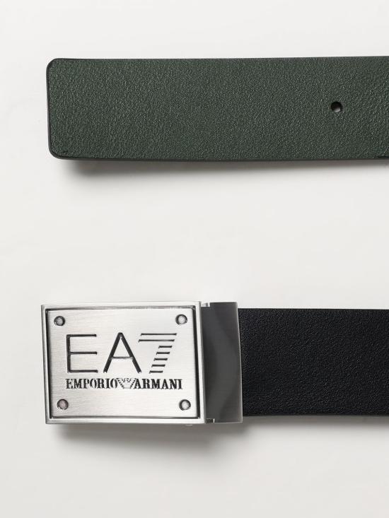 25FW 엠포리오 아르마니 가죽 벨트 2455248A693 37821 Black - EMPORIO ARMANI