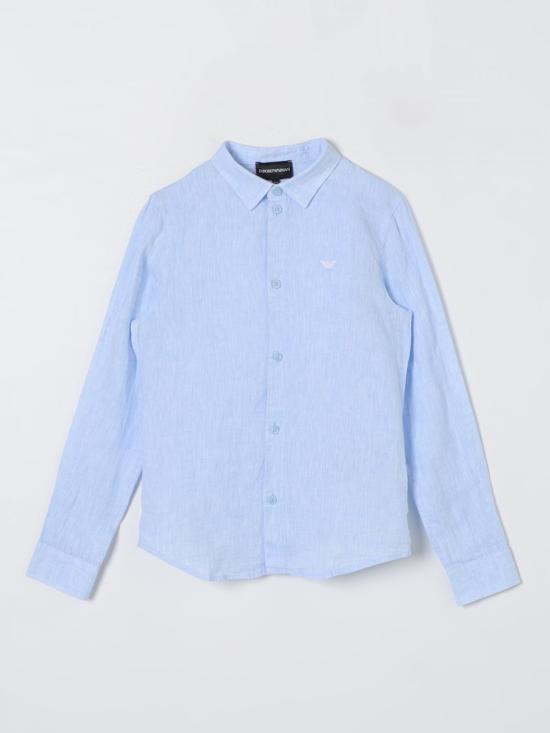 25FW [키즈] 엠포리오 아르마니 셔츠 8N4CJ93NEEZ 0744 Gnawed Blue