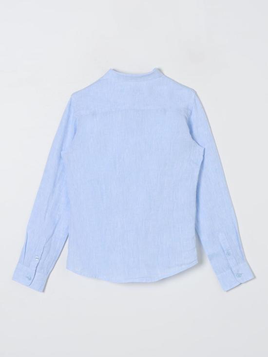 25FW [키즈] 엠포리오 아르마니 셔츠 8N4CJ93NEEZ 0744 Gnawed Blue - EMPORIO ARMANI