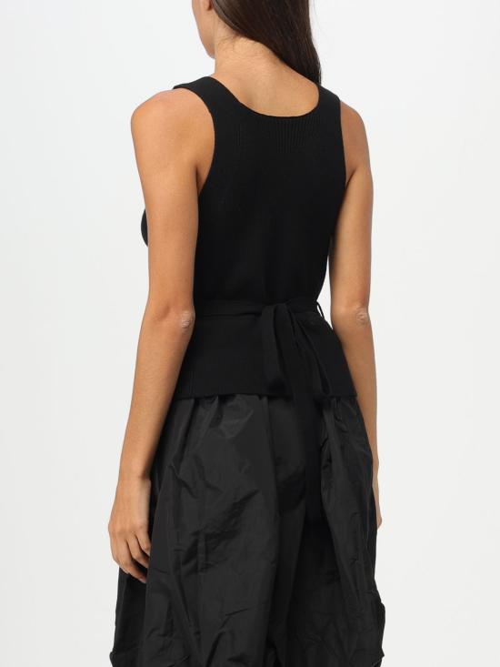  파투 민소매 티셔츠 KN1538040 999B Black - PATOU