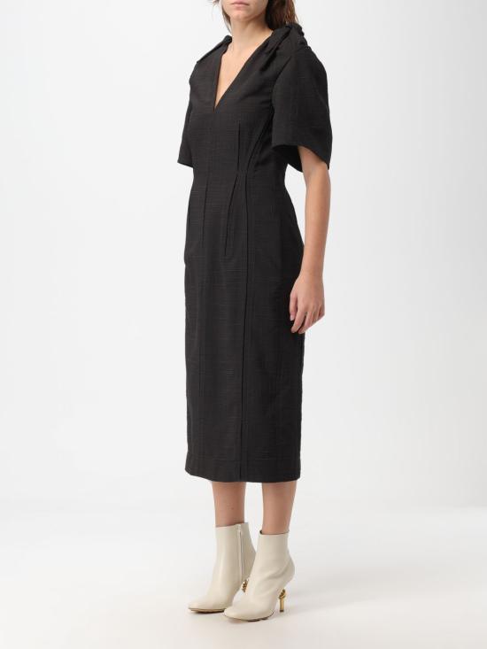  보테가베네타 미디 원피스 760935 V3FD0 2078 Coffee - BOTTEGA VENETA