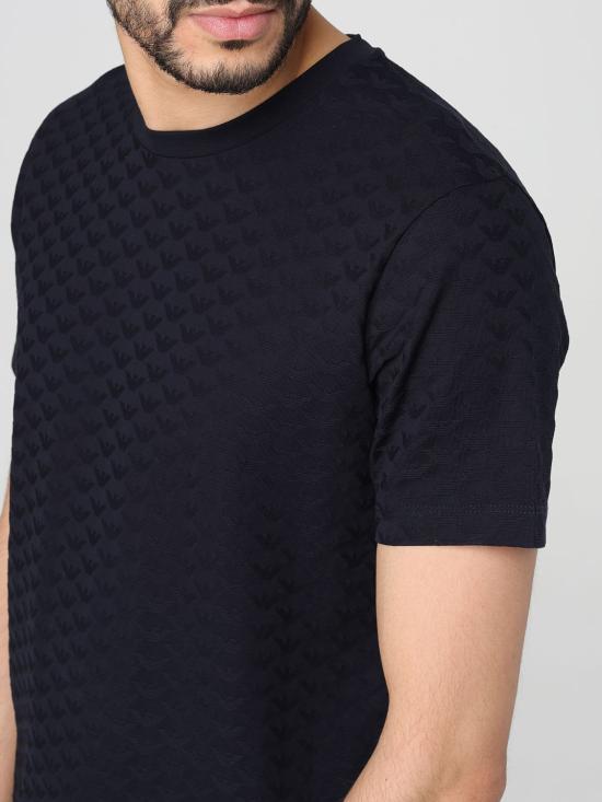  엠포리오 아르마니 반팔 티셔츠 8N1TL71JHWZ 0920 Blue - EMPORIO ARMANI