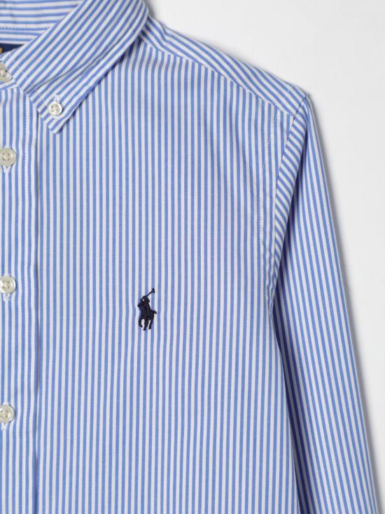 25FW [키즈] 폴로 랄프로렌 패턴 셔츠 323819240001 BSR BLUE WHITE Sky Blue - POLO RALPH LAUREN