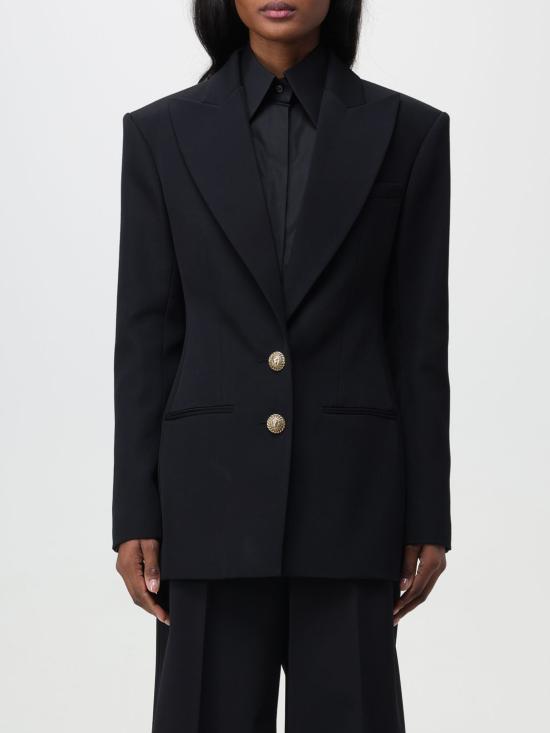 25FW 발망 수트 자켓 CF1SE055WC09 0PA Black