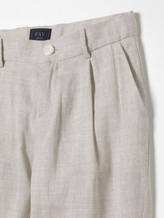  [키즈] 페이 스트레이트 팬츠 FU6P00I0215 166 Beige - FAY