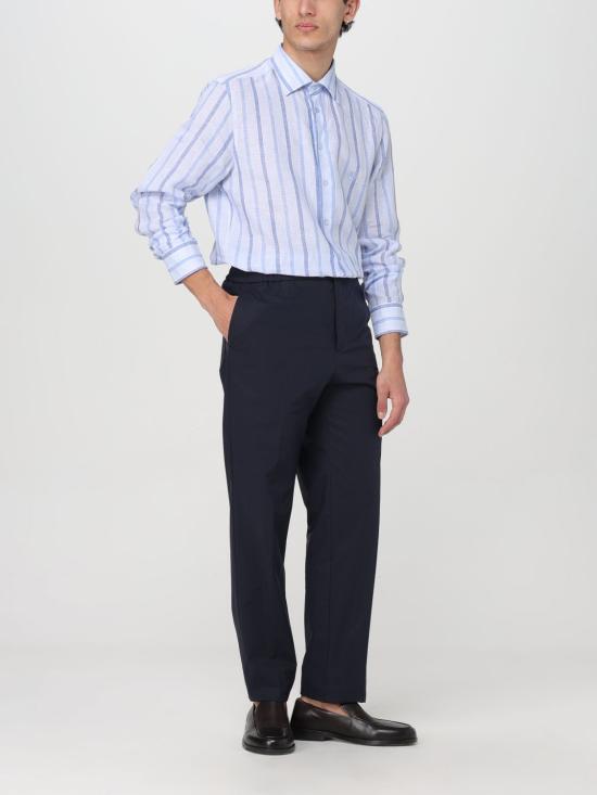 25FW 에트로 긴팔 셔츠 MRIB000299TR314 S8450 Sky Blue - ETRO