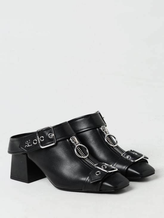  쿠레쥬 뮬/슬리퍼 124SCS096CV0027 9999 Black - COURREGES