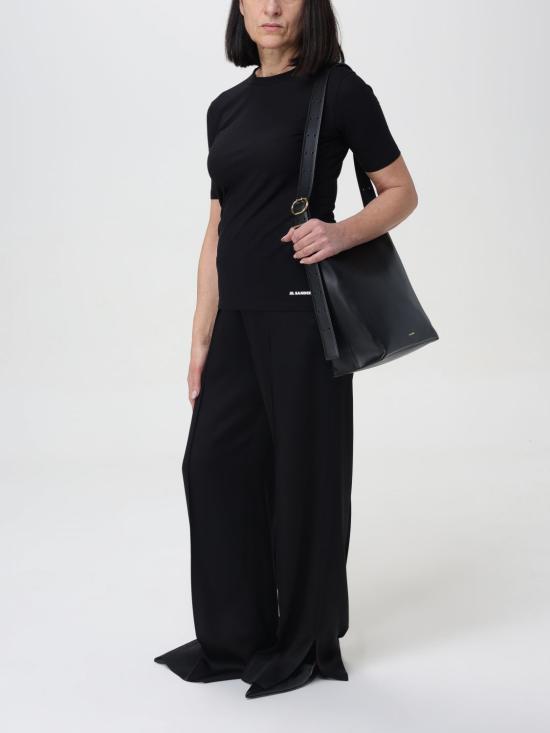  질샌더 반팔 티셔츠 J40GC0005J45031 001 Black - JIL SANDER