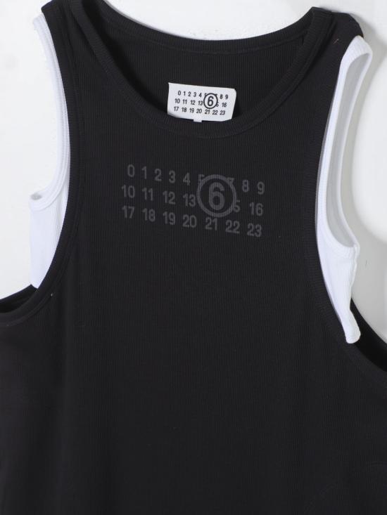  [키즈] MM6 메종마르지엘라 원피스 M60591MM02G M6900 Black - MM6 MAISON MARGIELA