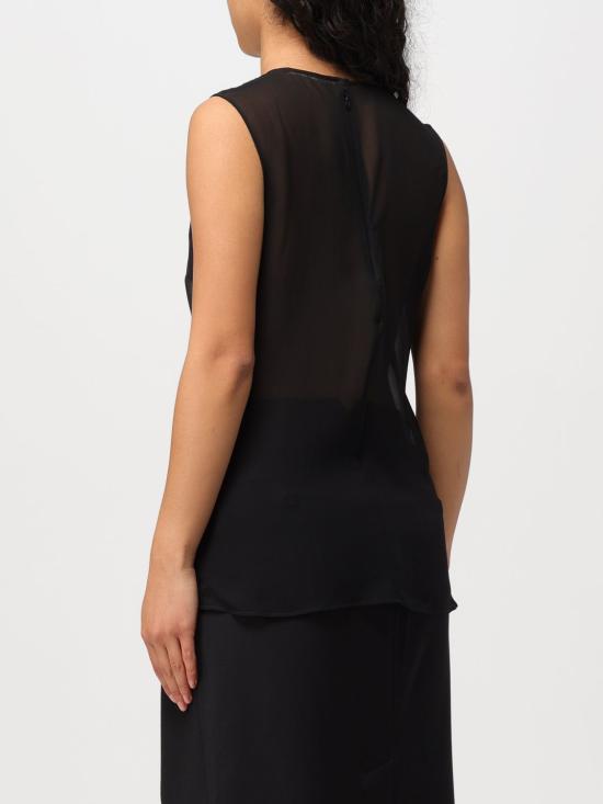  아미 민소매 티셔츠 FTK201SE0008 001 Black - AMI