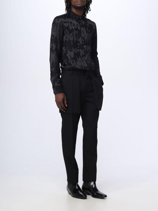 25FW 알렉산더 맥퀸 스트레이트 팬츠 741220QVV21 1000 Black - ALEXANDER MCQUEEN