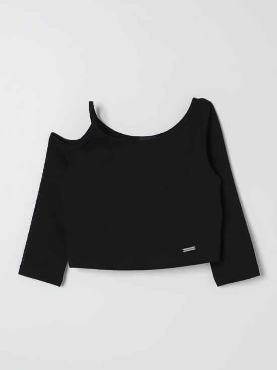 25FW [키즈] 모나리자 티셔츠 41C6123202 0050 Black