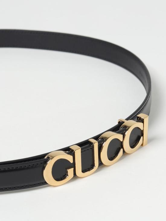  구찌 버클 씬 벨트  7516000YA0G 1000 Black - GUCCI