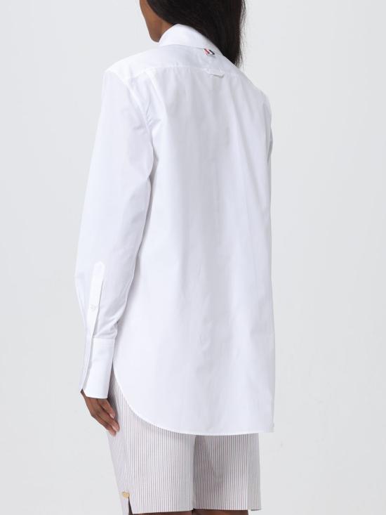  톰브라운 셔츠 FLL169A03113 100 White - THOM BROWNE
