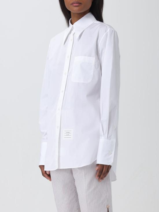  톰브라운 셔츠 FLL169A03113 100 White - THOM BROWNE