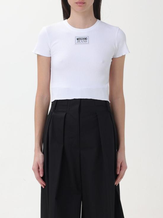  모스키노 반팔 티셔츠 12043759 0001 White