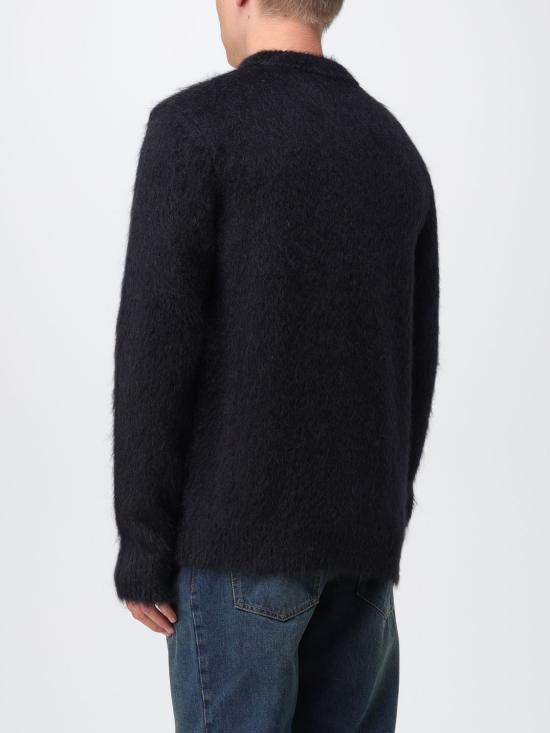 25FW 발망 긴팔 티셔츠 BH0KD000KF38 EAB Black - BALMAIN