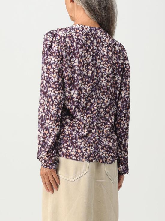  이자벨마랑에뚜왈 블라우스 HT0221FAA3J33E PUOR Violet - ISABEL MARANT ETOILE