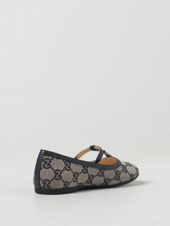  [키즈] 구찌 레이스업 슈즈 750609FACYJ 4057 Beige - GUCCI