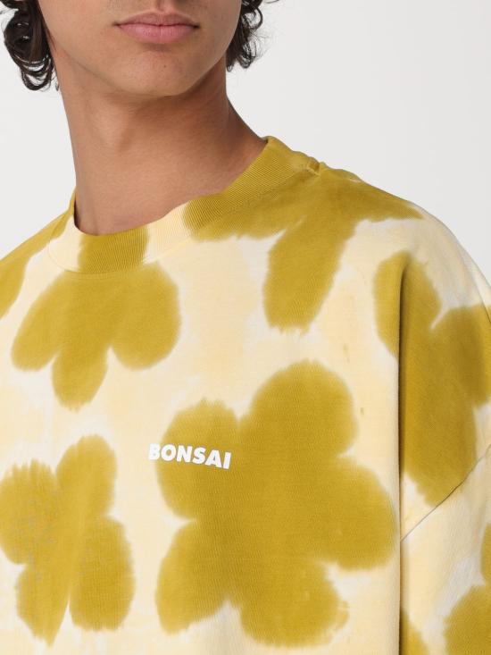  본사이 반팔 티셔츠 SS24TS002003 SPDYED Yellow - BONSAI