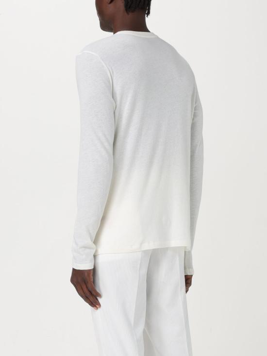  마제스틱필라쳐 긴팔 티셔츠 W23M506HTS023 125 Yellow Cream - MAJESTIC FILATURES