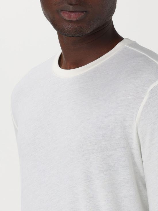  마제스틱필라쳐 긴팔 티셔츠 W23M506HTS023 125 Yellow Cream - MAJESTIC FILATURES