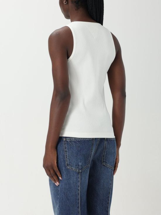  보테가베네타 민소매 티셔츠 789616 V3Z60 9071 White - BOTTEGA VENETA