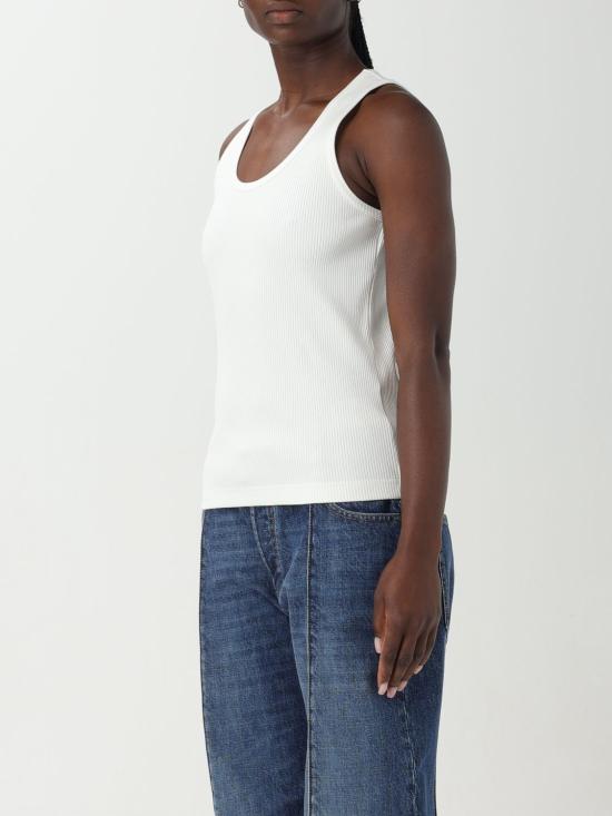  보테가베네타 민소매 티셔츠 789616 V3Z60 9071 White - BOTTEGA VENETA