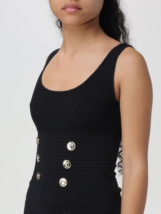 25FW 핑코 숏 원피스 102879A1LK Z99 Black - PINKO