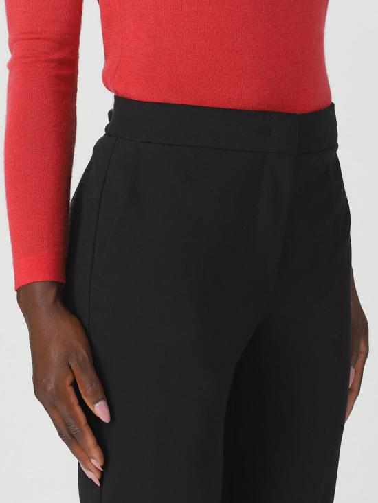 25FW 막스마라 스트레이트 팬츠 2317860139600 008 Black - MAX MARA