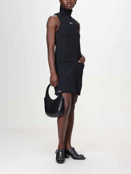  쿠레쥬 숏 원피스 124JRO355JS0091 9999 Black - COURREGES