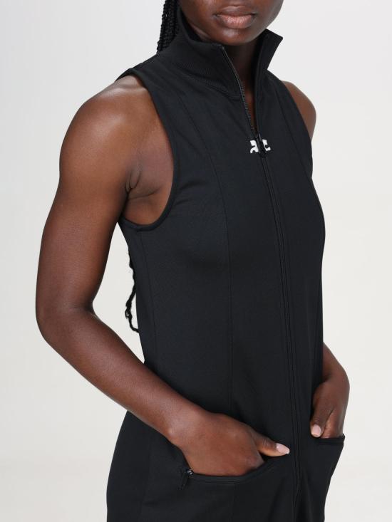  쿠레쥬 숏 원피스 124JRO355JS0091 9999 Black - COURREGES