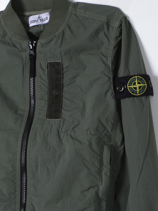  [키즈] 스톤 아일랜드 캐주얼 자켓 40430 V0058 Green - STONE ISLAND