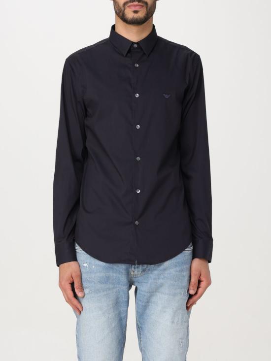 25FW 엠포리오 아르마니 긴팔 셔츠 8N1C091NI9Z 0934 Blue