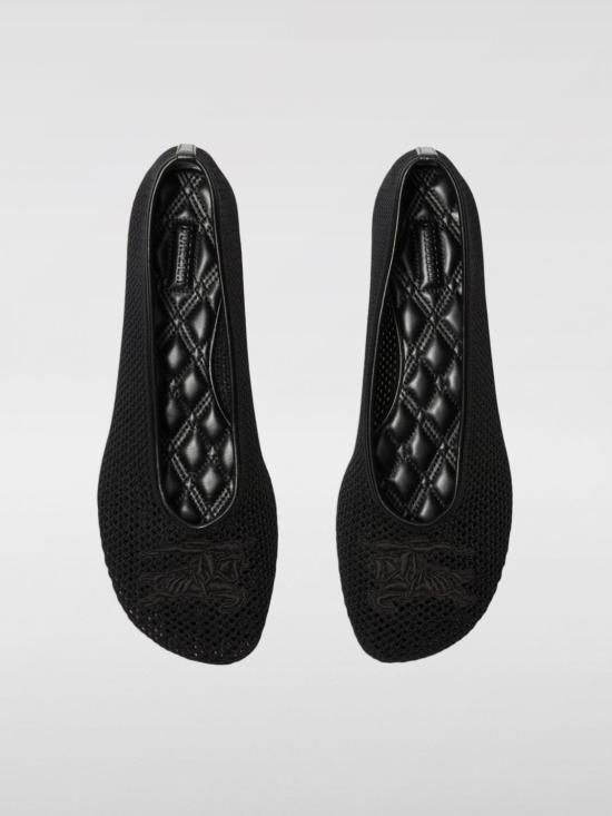  버버리 플랫 슈즈 8088424 Black - BURBERRY