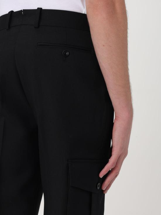 25FW 알렉산더 맥퀸 스트레이트 팬츠 774166QUAAC 1000 Black - ALEXANDER MCQUEEN