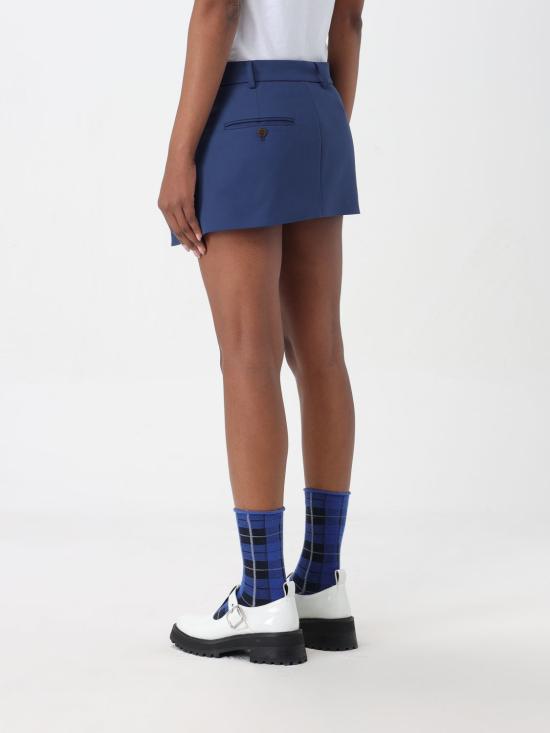  비비안웨스트우드 숏 스커트 1K01001DW00R8 K414 Blue - VIVIENNE WESTWOOD