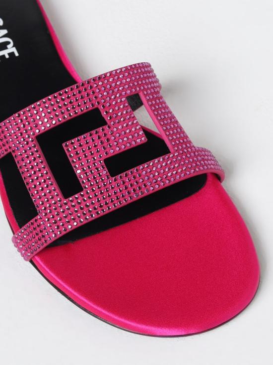 25FW 베르사체 뮬/슬리퍼 1005893DRA671P K3V Pink - VERSACE