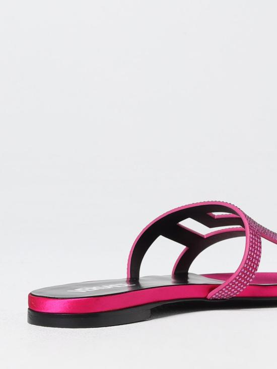 25FW 베르사체 뮬/슬리퍼 1005893DRA671P K3V Pink - VERSACE