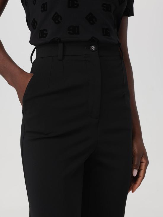  돌체앤가바나 스트레이트 팬츠 FTCPZTFUGN7 N0000 Black - DOLCE & GABBANA