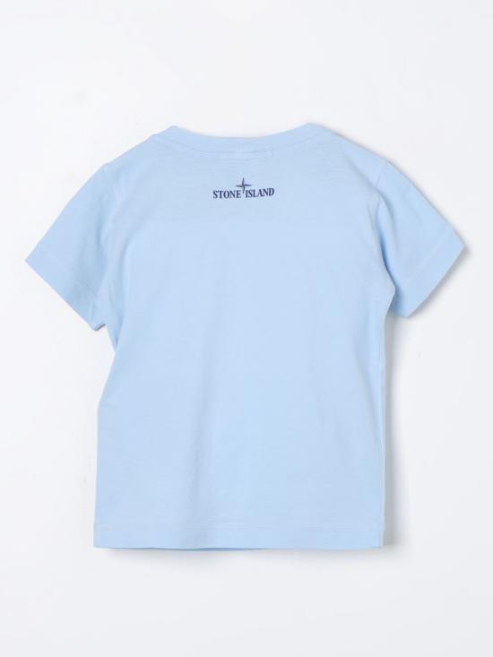 25FW [키즈] 스톤 아일랜드 티셔츠 21072 V0040 Blue - STONE ISLAND