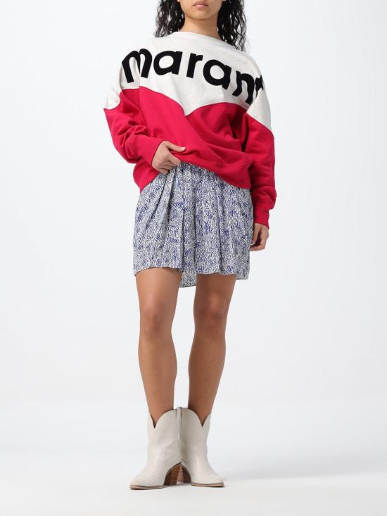  이자벨마랑에뚜왈 숏 스커트 JU0149FAB1J02E 30BU Blue - ISABEL MARANT ETOILE