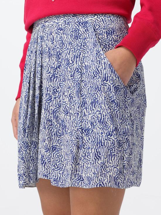  이자벨마랑에뚜왈 숏 스커트 JU0149FAB1J02E 30BU Blue - ISABEL MARANT ETOILE