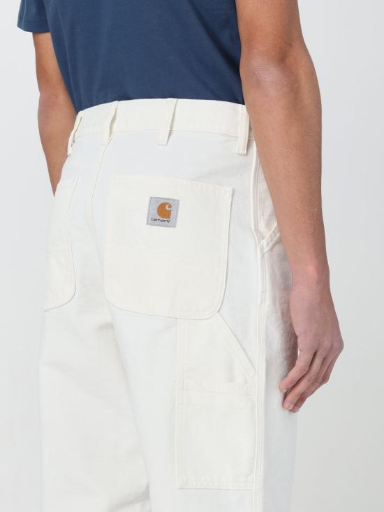 25FW 칼하트 스트레이트 팬츠 I031497 D602 Yellow Cream - CARHARTT