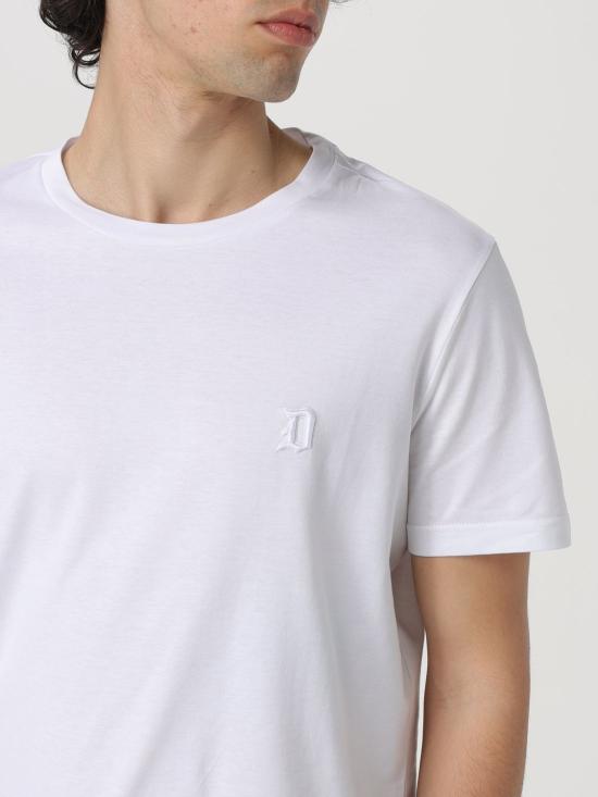 25FW 돈답 반팔 티셔츠 US198JF0271UFS6 000 White - DONDUP