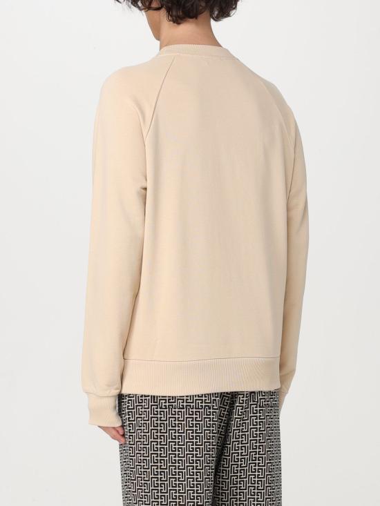 25FW 발망 긴팔 티셔츠 BH0JQ005BB65 GPA Ivory - BALMAIN