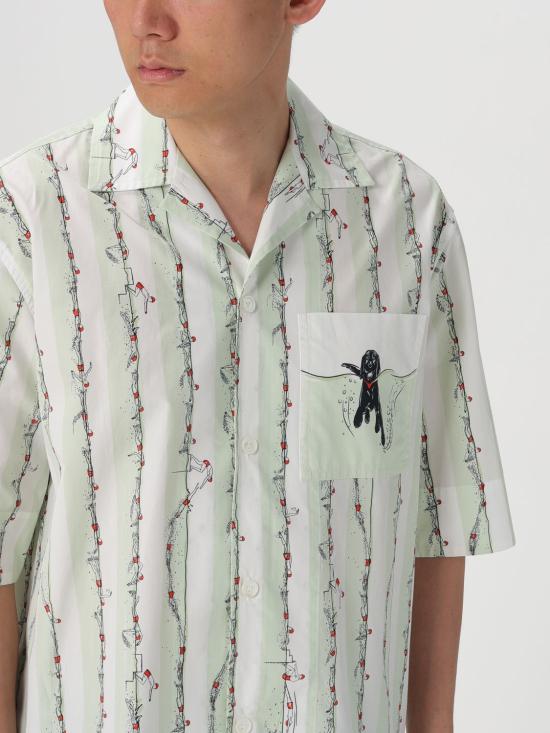  보테가베네타 반팔 셔츠 776819V3PX0 4681 White - BOTTEGA VENETA