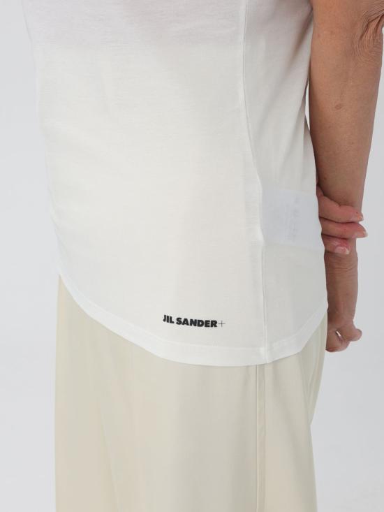  질샌더 반팔 티셔츠 J40GC0005J45031 100 White - JIL SANDER