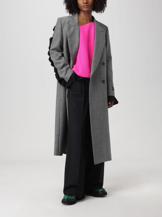 25FW 엠에스지엠 스트레이트 팬츠 3541MDP10237606 99 Black - MSGM