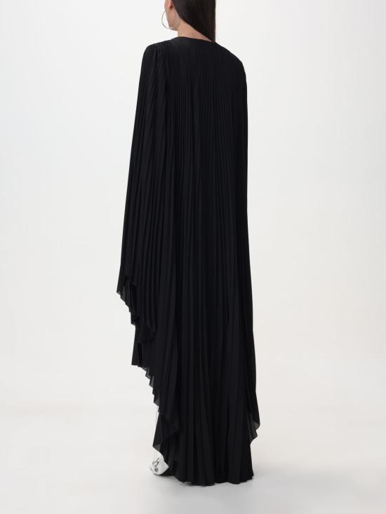  발렌시아가 롱 원피스 772747TGO08 1000 Black - BALENCIAGA